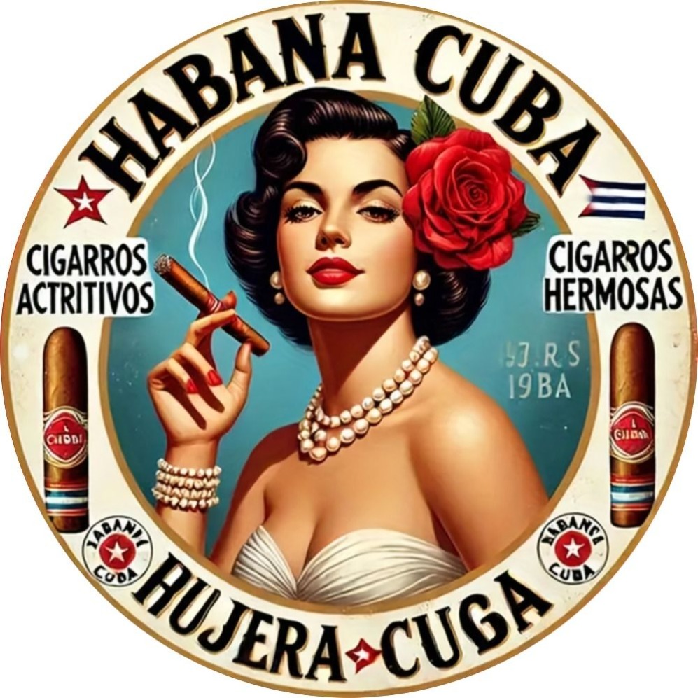 Vintage Havana Style Cigar Gir - Vintage Collectible Plates recensie en prijs